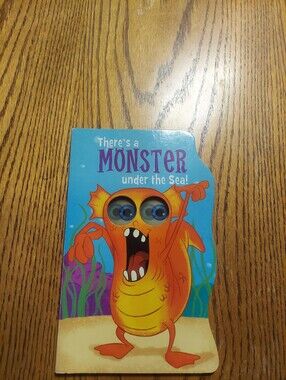 Theres A Monster Under The Sea Board Book Googly Eyes Clever Factory Toddler